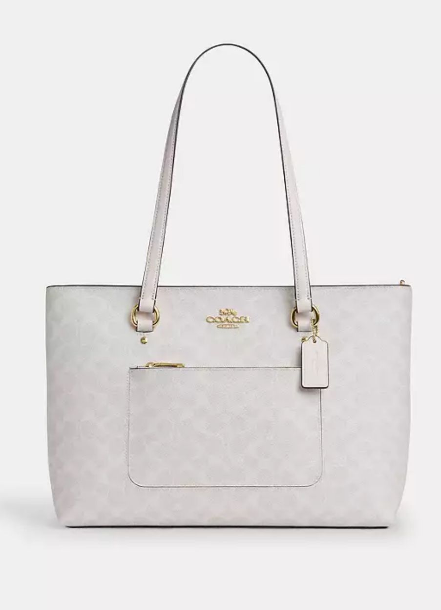 Bolso tote Station en lona distintiva.