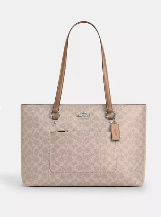 Bolso tote Station en lona distintiva.