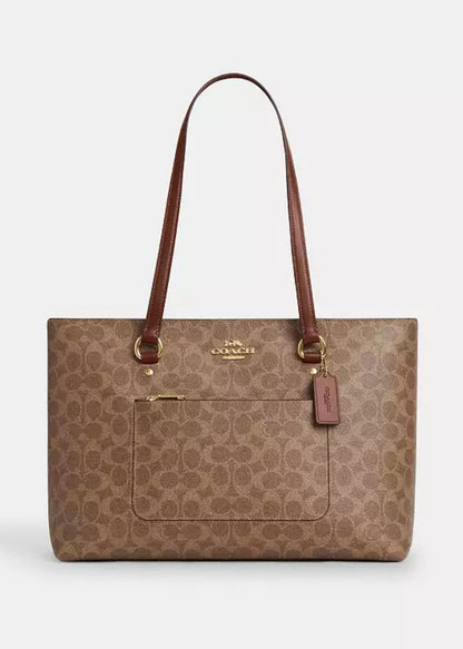 Bolso tote Station en lona distintiva.