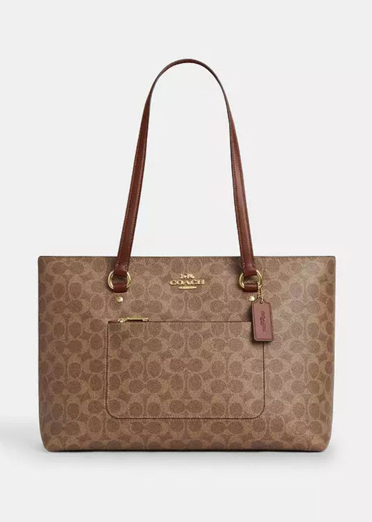 Bolso tote Station en lona distintiva.
